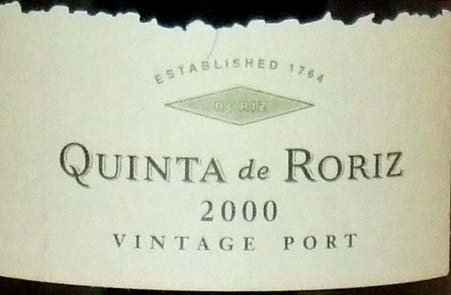 2000 Quinta De Roziz Vintage Port 2000