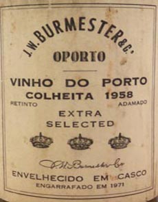 1958 Burmester Colheita Port 1958