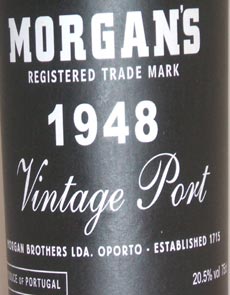 1948 Morgan Vintage Port 1948