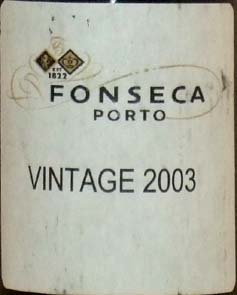 2003 Fonseca Vintage Port 2003