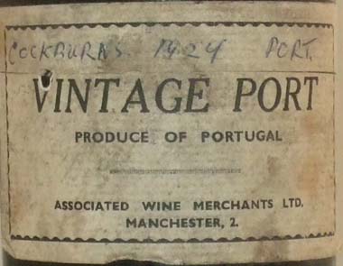 1924 Cockburns Vintage Port 1924