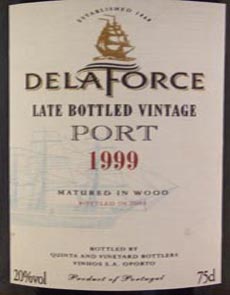 2003 Delaforce Late Bottled Vintage Port 2003